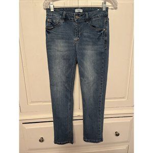 Kensie Jeans Ankle Skinny Women's 4/27 Blue Mid Rise Medium Wash